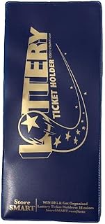 StoreSMART - Lotto Ticket Holders - Single Pack - 4"x9" Plastic LT Navy