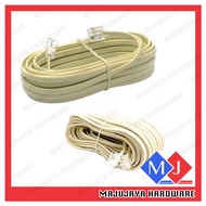 RJ-11 Pin to Pin Cable for Telephone Cable Extension Home Telekom Wire Extend RJ11 Wire Telephone Li