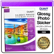 ePrinthings Ph- PROMO PACKAGE QUAFF A4 size Glossy Photo Sticker (20-50 sheets) Matte & Kraft Sticke