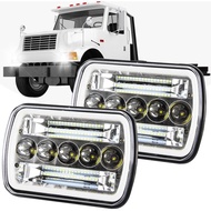 130W 800% Kecerahan 5x7 7x6 Lampu Depan Serasi dengan 1989-2019 Antarabangsa 4700 4900 8100 9900 990