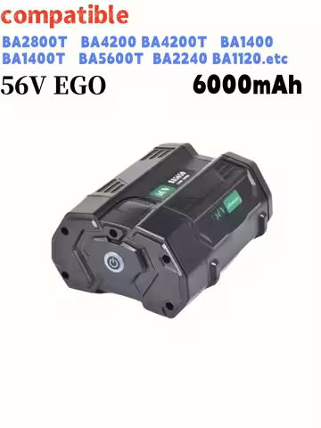 For EGO BA2800 56V 6000mAh Replacement Battery Compatible For EGO BA2800T BA4200 BA4200T BA1400 BA14