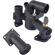 AJ89485 Thermostat Housing Assembly Compatible for 2003 2004 2005 Jaguar S-Type XJ8 XJR 3.5L 4.2L 4.