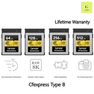 Lexar Professional CFexpress™ Type B Gold 64GB 128GB 256GB 512GB SD CARD sdcard , class V30 , 8K 4K UHD , CFexpress PCIe