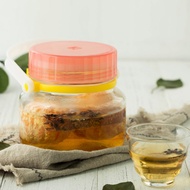 日本 ADERIA 醃漬玻璃罐 保存罐 2L 粉