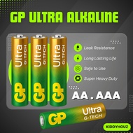 Bateri GP Ultra Alkaline AA & AAA | GP Ultra Alkaline Battery [2Pcs] - Long Lasting & Leak Resistant