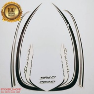 (ORI) striping honda scoopy stylish 2016 idling stop cream original