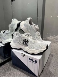 🍬迎春新款 MLB 紐約洋基隊 老爹鞋 白色 男女同款