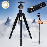 Qzsd Multifunction Professional DSLR Tripod+Monopod - Q999 - Black