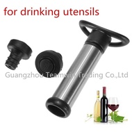 Wine Bottle Vacuum Sealer With 2 Stoppers Pump Saver Preserver Bar Stoppers -