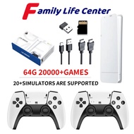 64GB 20000Game 4K Game Stick 2.4G Wireless Controllers HD Output M15 Retro Video Game Console