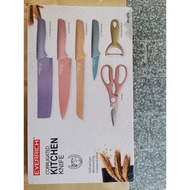 🔥Original Everrich Knive🔥 Pisau Seramik 6 dalam 1, set pisau dapur
