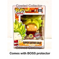 Funko Pop 815 Dragonball Super Saiyan Kale Special Edition Glow in the dark Authentic w BOSS protect