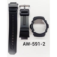 ㍿卍✥CASIO G-SHOCK BAND AND BEZEL AW590 AW591 AWGM100 AWGM101 100% ORIGINAL