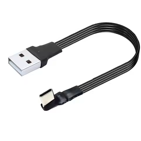 5CM-3M USB to Type C Charging Cable Elbow 90 Degree USB C USB Data Cable For Type C All Smartphone 1