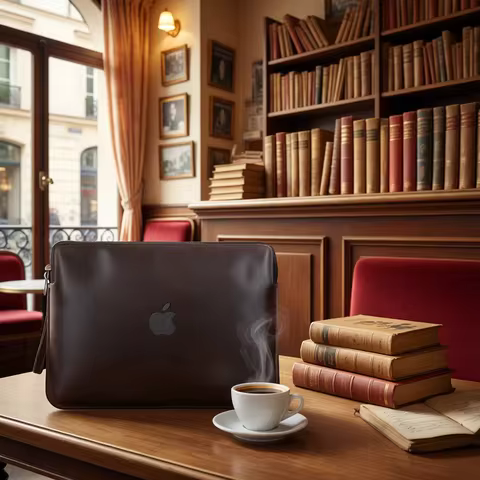 Genuine Leather Laptop Sleeve Case For Macbook Pro 16 Dell ASUS Galaxy Book Thinkpad 16 inch Briefca