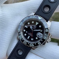 นาฬิกาผู้ชาย นาฬิกาทางการ NEW GMT SteelDive 1993 Automatic Seiko NH34 GMT movement  bi-rotational be