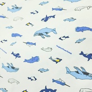 Farglory Ocean Park Farglory Ocean Park Dolphin Flower Cloth Dolphin Whale Whale Dolphin Fabric Canv