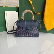 Goyard Goyard Bag saigonmini Dog Tooth Bag Wooden Wrist Saigon Bag Portable Shoulder Messenger Bag B