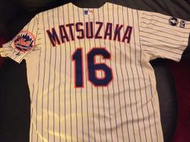 松坂大輔 Matsuzaka 2014年紐約大都會隊實戰球衣(附大都會隊和MLB大聯盟雙認證書)