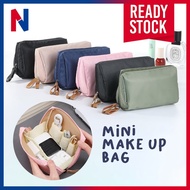 Mini PU Makeup Bag Lipstick Pouch | Beg Kosmetik Kalis Air Comel Wanita Travel Kecil & Mudah Bawa