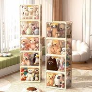 Toy Storage Box Transparent Dust Cloth Plush Box Doll Doll Box Storage Fantastic Display Stand Doll 