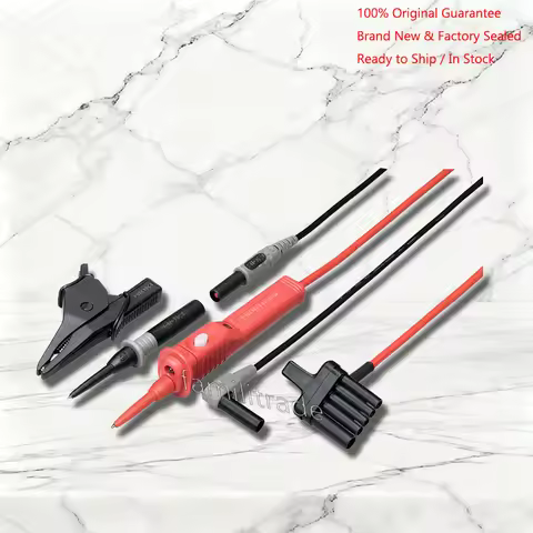 NEW HIOKI L9788-11 Test Lead Set with Switch In Stock 1.2m with Earth Tip Alligator Clips for Digita