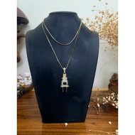 2hand vintage Japanese jewelry necklace, jewelry accessories