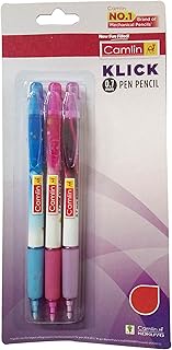 Camlin Klick Pen Pencil - 0.7mm, Pack of 3
