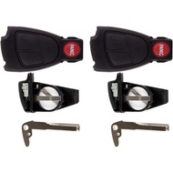 SCITOO Replacement for Shell 4 Buttons Pad Outer shell Keyless Entry Remote Car Key Fob Case 2002-20