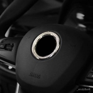 Car Steering Wheel Emblem Ring Trim Sticker for BMW 1/2/3/4/5/7 Series X1 F48 X3 X5 F10 F20 F30 F34 