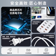96W Multi-Port usb Charger Type-C Fast Charge PD+QC3.0 Socket Desktop Charging Station Suitable for 