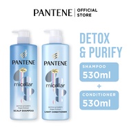 Pantene Micellar Detox & Purify Shampoo (530ml) + Conditioner (530ml)
