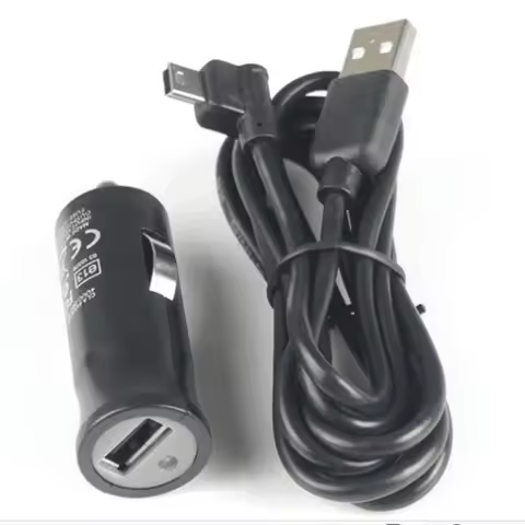 5V 1.2A car charger and MINI 5PIN cable Replacement Car Charger Cable For TomTom ONE IQ Routes XL GP