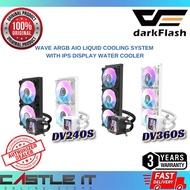 DarkFlash Wave DV 360S / DV 240S ARGB AIO Liquid Cooling System with IPS Display Water Cooler