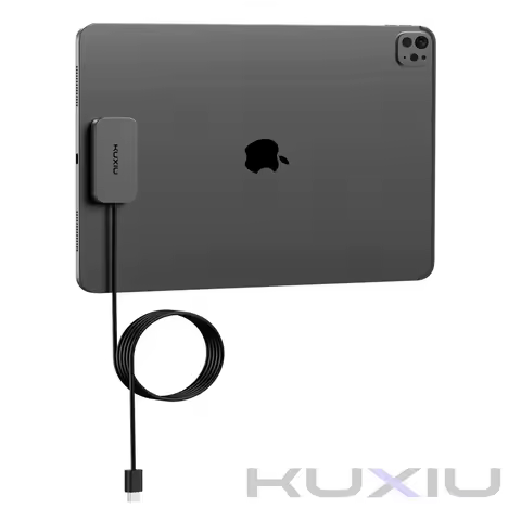 KUXIU M30 Magnetic Wireless Charger for iPad Pro/Air,18W Fast Charging with 5.56ft USB C to C Charge