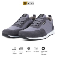 Wioz Men's Sneakers W 40454 College Work Sports Shoes - Grey