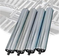 4 Pack Conveyor Rollers - Dia 1in 1.3" 1.5inch 2 2.4 In, 100 200 300 500 600 800 1000 Mm Long Stainl
