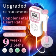 Home Baby Monitor Pregnancy,Portable Ultrasound Doppler Fetal Heart LCD Display No Radiation Stethoscope