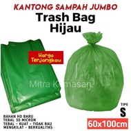 HIJAU ECOGREEN ORGANIC GREEN TRASH BAG | Large Plastic TRASH BAG PACKING 40x55cm 60x100cm 80x100cm 9