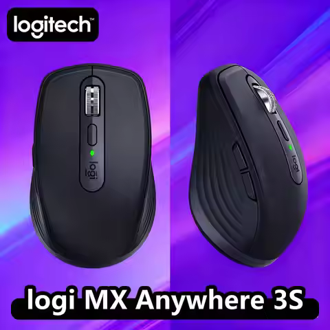 Logitech MX Anywhere 3S Mouse, Wireless, 8000 DPI Darkfield, MagSpeed Wheel, USB-C Logitech Multi St