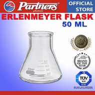 PARTNERS ERLENMEYER FLASK 50 ML (1 PIECE) - GLASS
