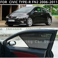 Suitable for CIVIC TYPE-R FN2 2006-2011 car window sunshade,front and side door sun baffle,sunscreen