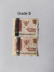 Materai 10000 Grade B Dengan Lem (50 pcs)