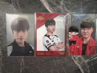 T1 homeground 八月主場 Faker & Keria 黑色風衣小卡/ Bault 小卡/ 20cm玩偶小卡
