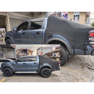 Extendable Bedliner Cover For Ford Ranger XLS, NEXT GEN (For pick up With Rollbar & Fashion Bar)