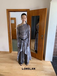 CASA PROJECTS - Plaid irregular dress (Pre-Order)