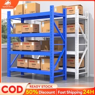 🔥 Adjustable Heavy Duty Rack Store Storage Warehouse Rak Besi Rak Barang Large Capacity Shelf铁架/置物架