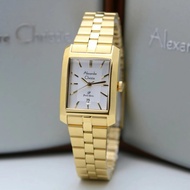 Jam Tangan Wanita Alexandre Christie AC1019 / AC 1019 Gold White