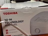 全新未用過Toshiba 東芝 3D IH 電飯煲 RC-151STHK(W)
