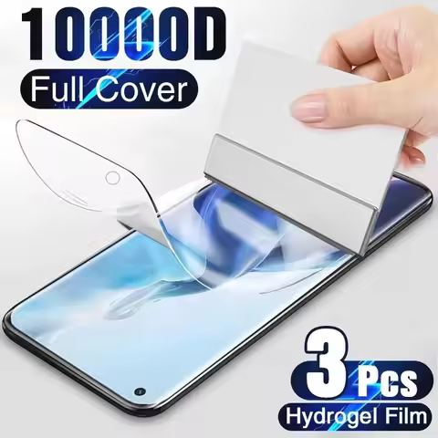3PCS Hydrogel Film for Xiaomi Mi 10 11 Lite 10T 11T Pro 11i Mi 9T 9 8 Pro SE Screen Protector On Mi 